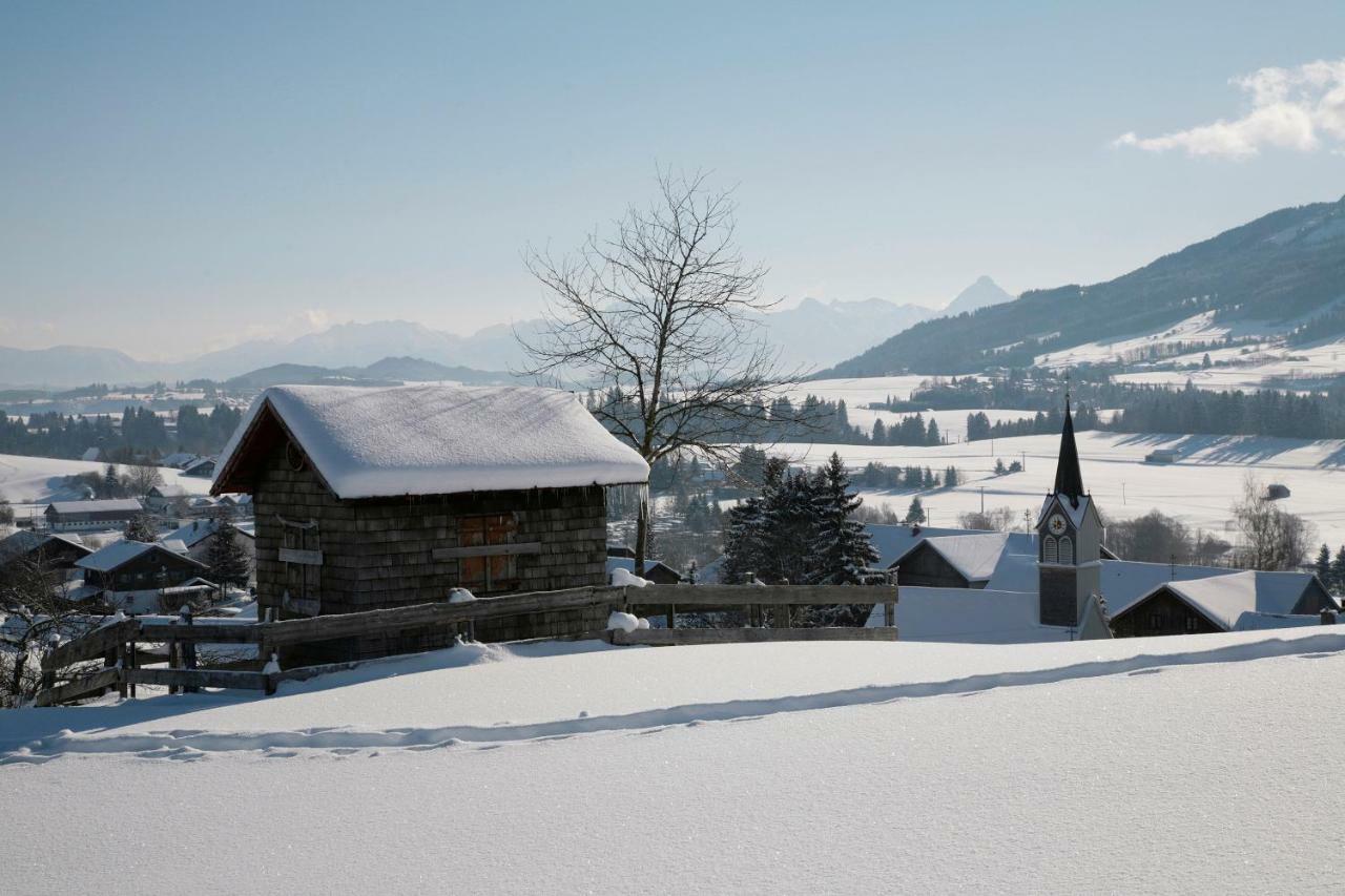 Chaletwohnung Seeblick Oy-Mittelberg Exterior foto